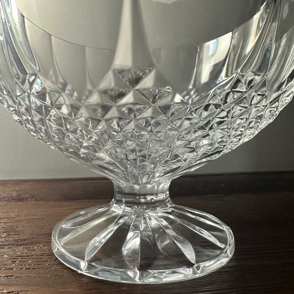 CRISTAL D'ARQUES-DURAND Long Champ 8" Crystal Footed Bowl - Picture 4 of 8